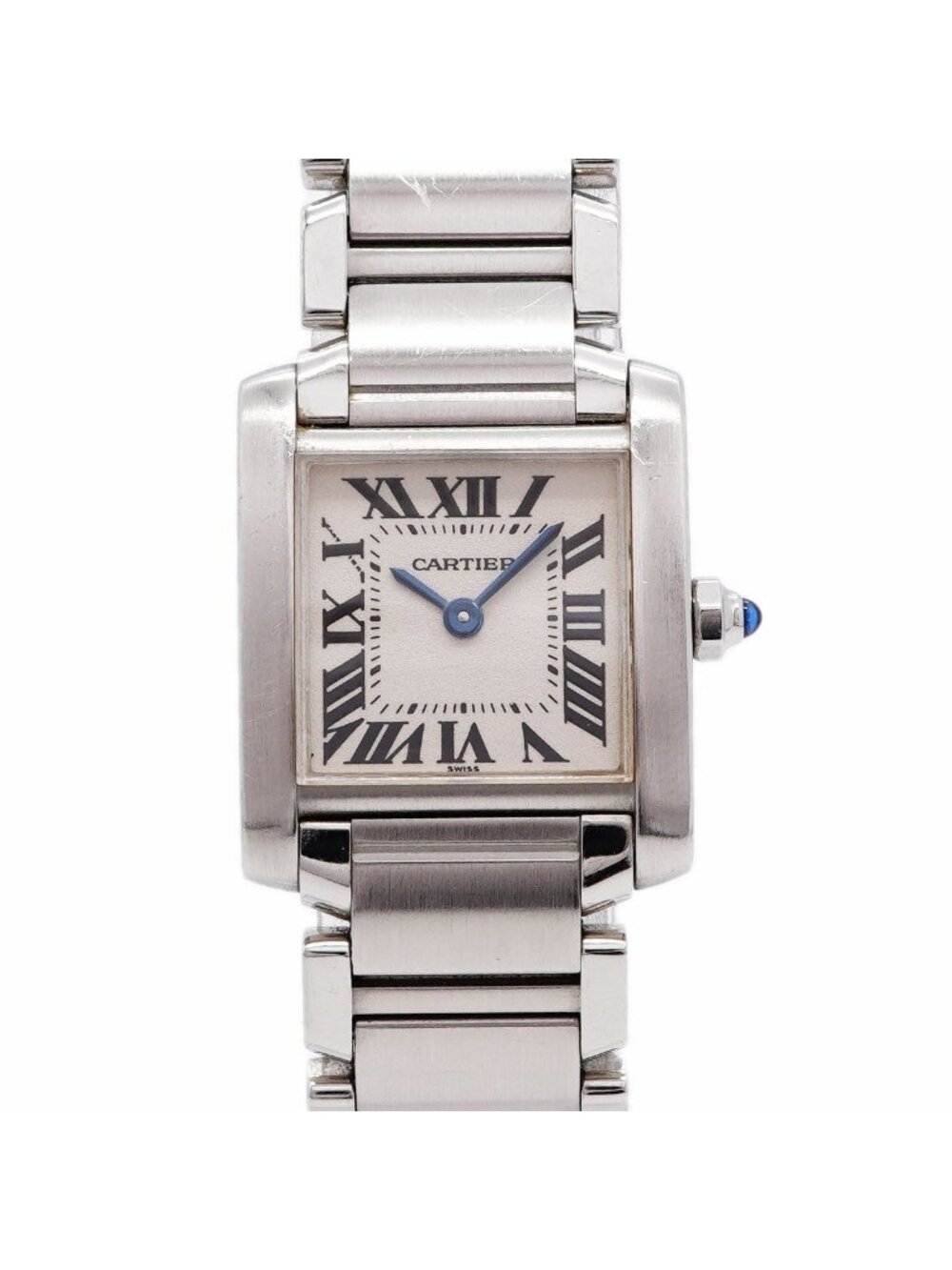 Cartier Tank Francaise SM Ivory Dial Watch
